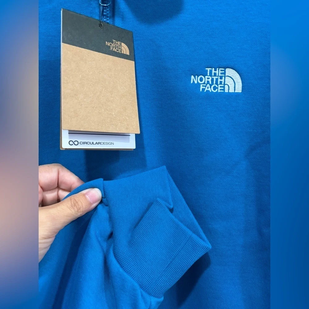 The North Face Men’s Medium Evolution Simple Dome Jacket Regular ¼-Zip Blue NWT